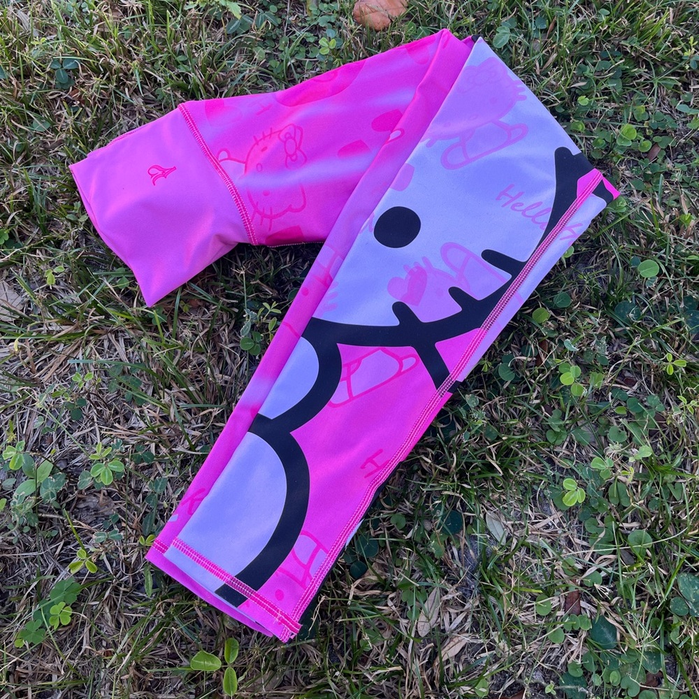 Pink Hello Kitty Inspired Colombian Leggings